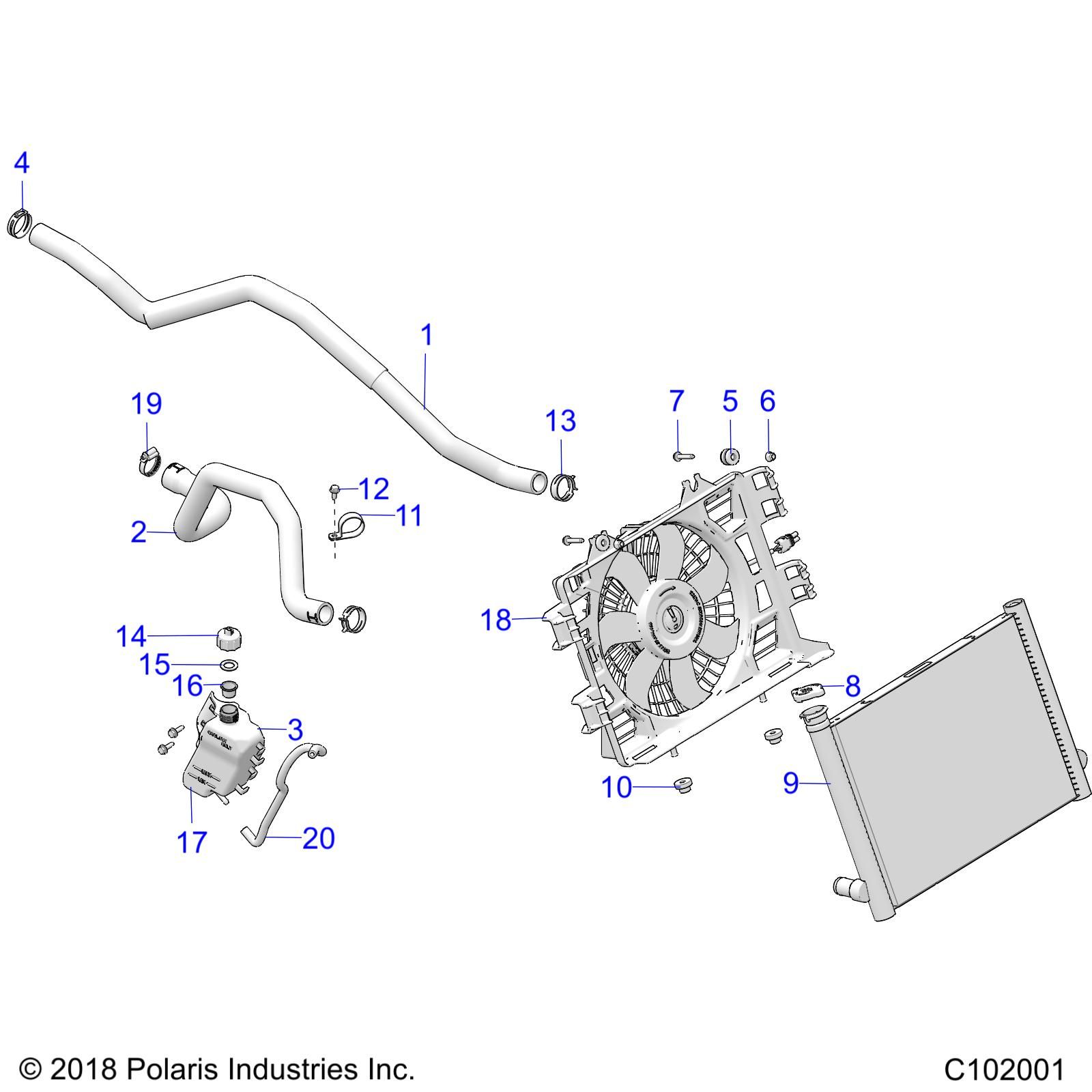 Moteur Systeme De Refroidissement Pour Sportsman Xp Eu Pc