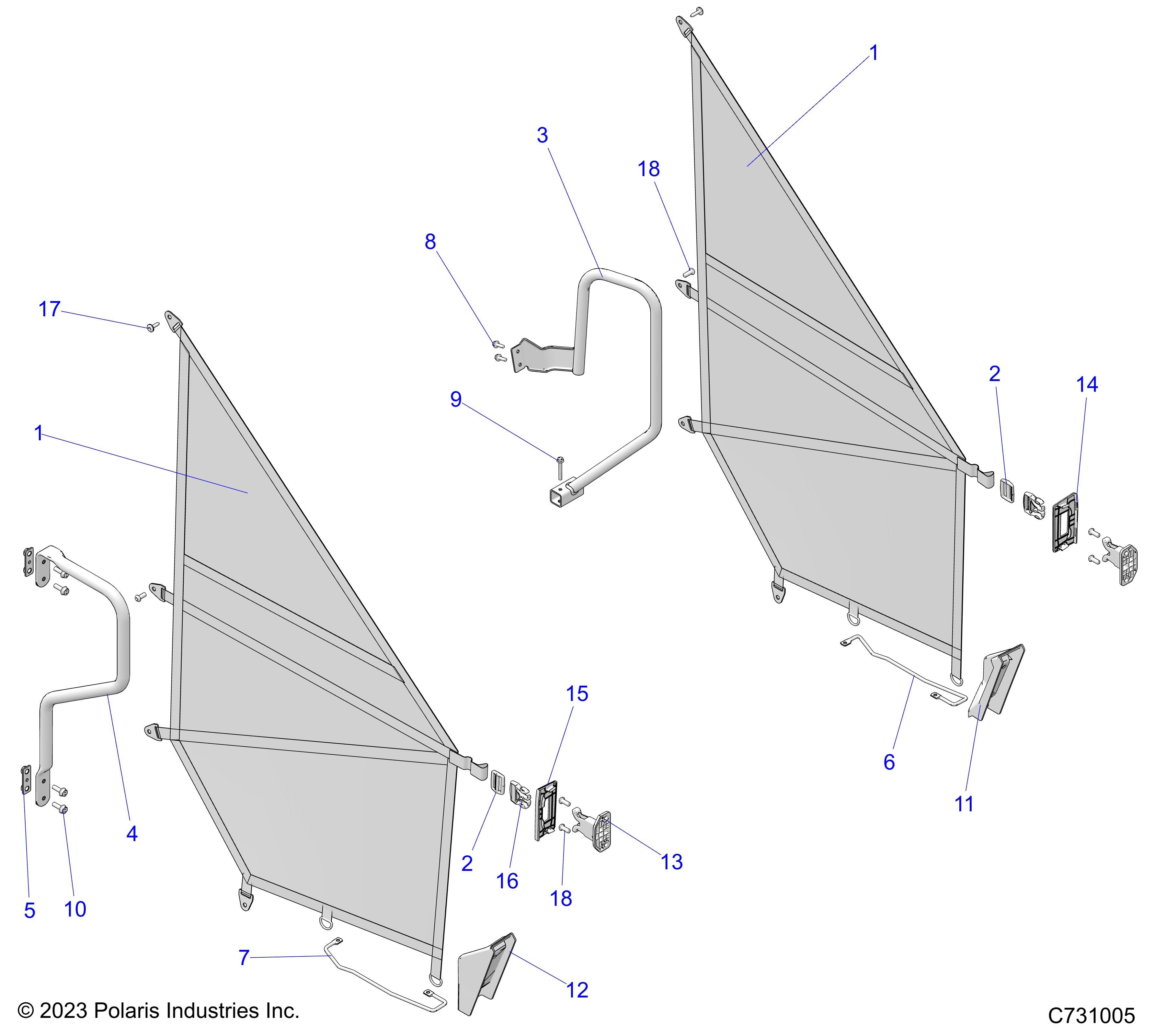 CARROSSERIE MOUSTIQUAIRES POUR RANGER XD 1500 PREMIUM 2024