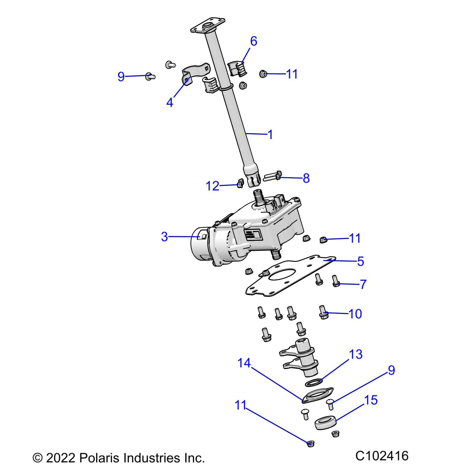 DIRECTION COLONNE DE DIRECTION ET EPS POUR SPORTSMAN 570 UTILITY 2024