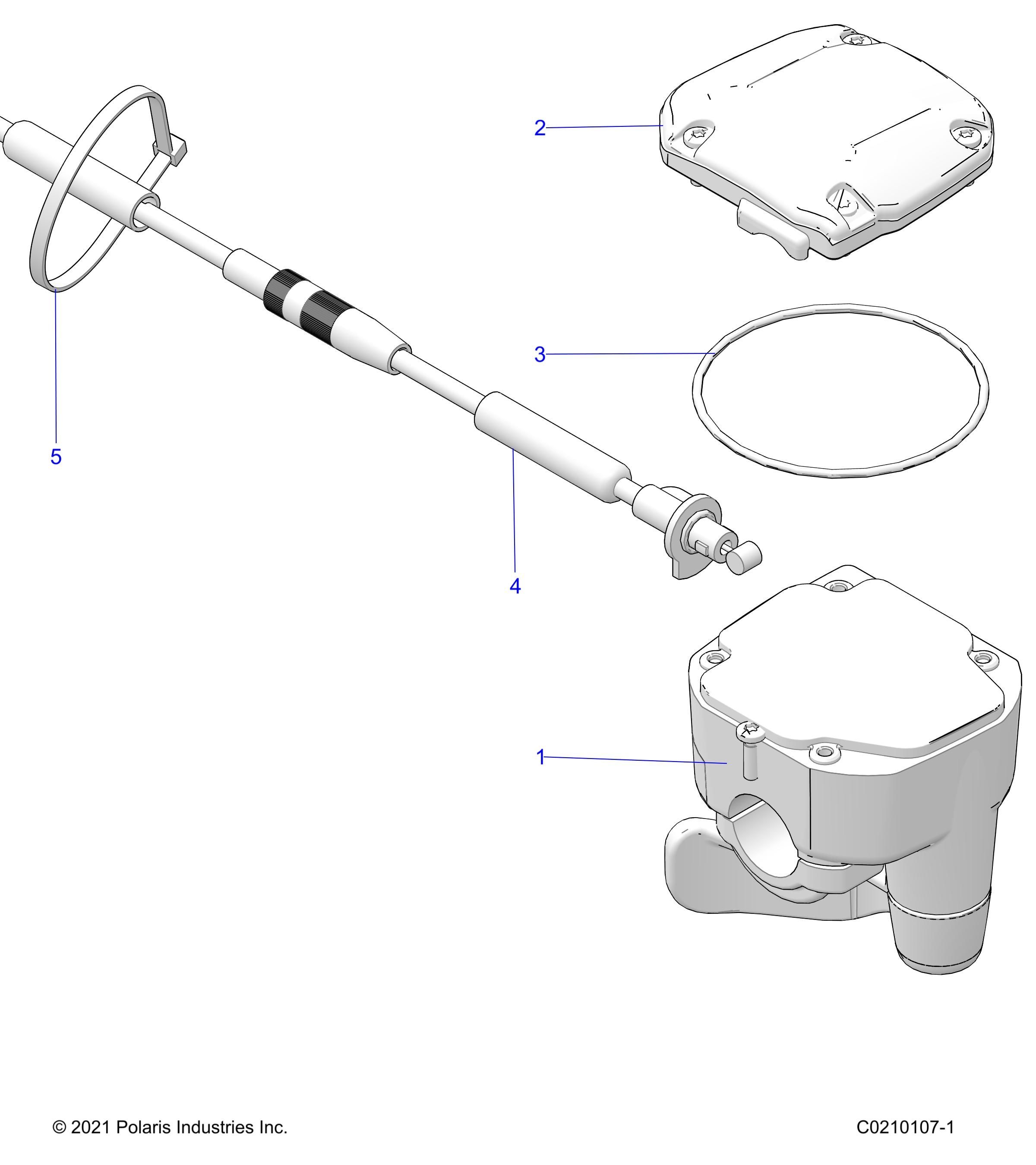 DIRECTION ACCELERATEUR ET CABLE POUR SPORTSMAN 850 48 2024