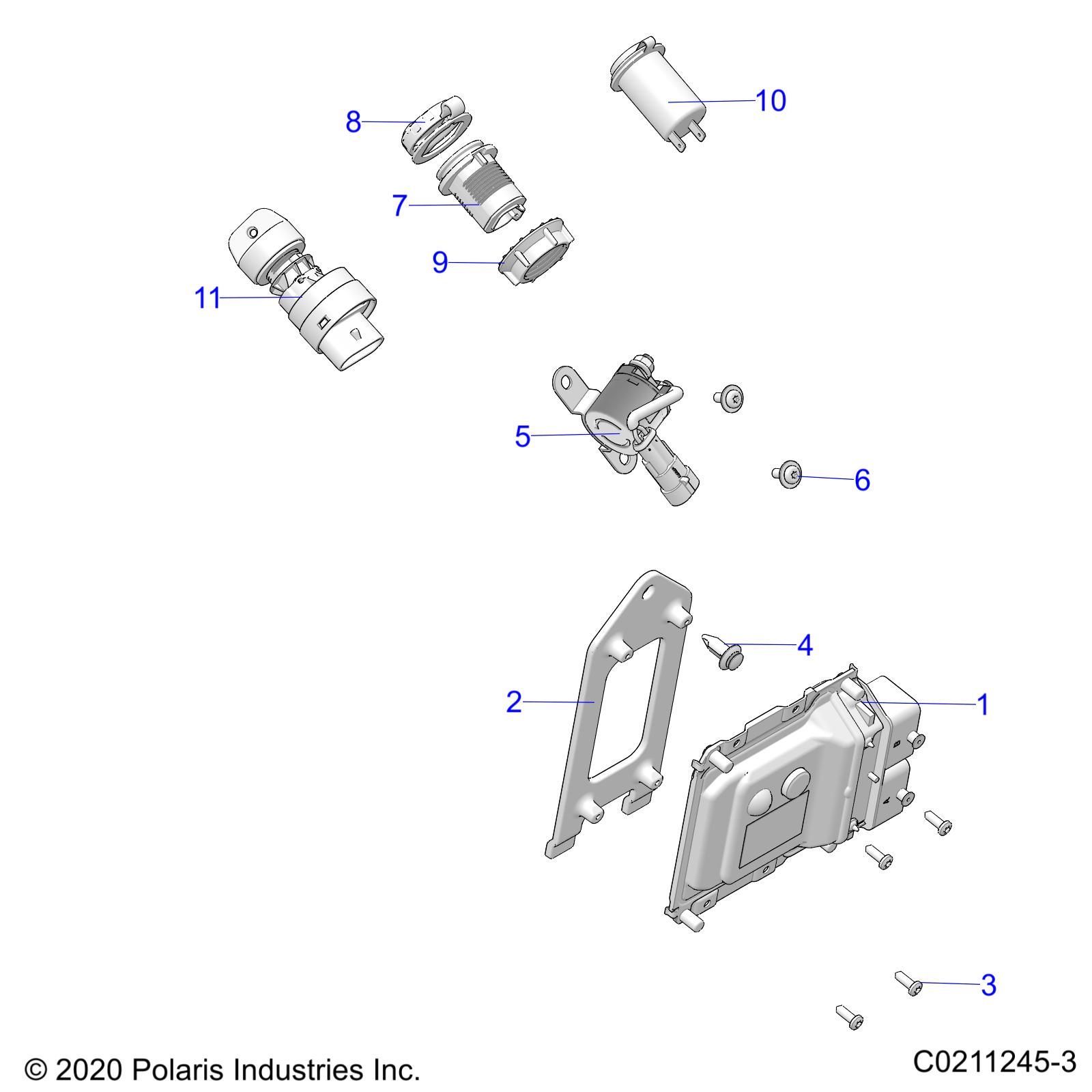 ELECTRIQUE INTERRUPTEURS CAPTEURS ET ECM POUR SPORTSMAN 450 HO EPS 2022