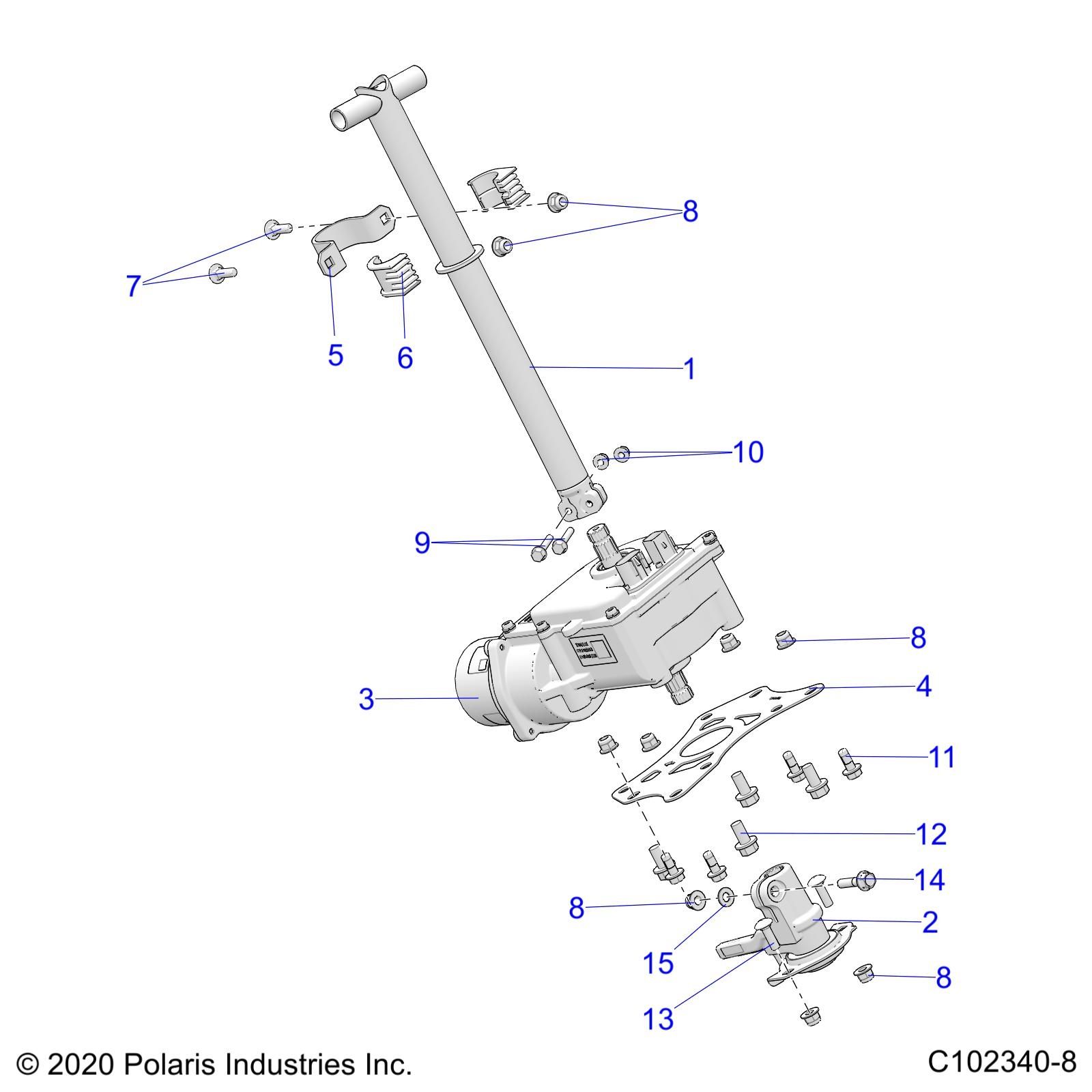 DIRECTION POSTE DE DIRECTION ASM POUR SCRAMBLER XP 1000 55 49S 2024