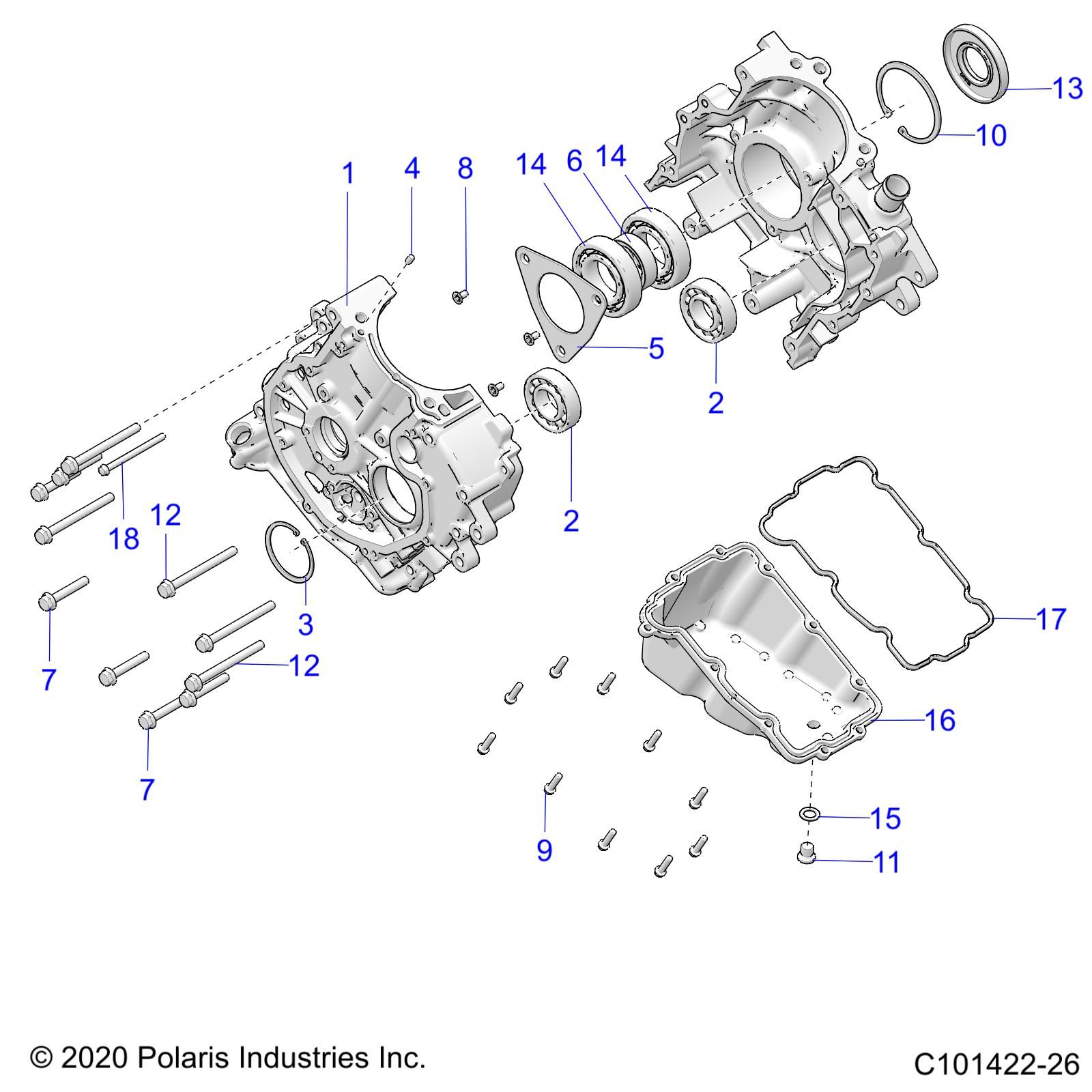 MOTEUR CARTER MOTEUR POUR SPORTSMAN 570 UTILITY LE 2022