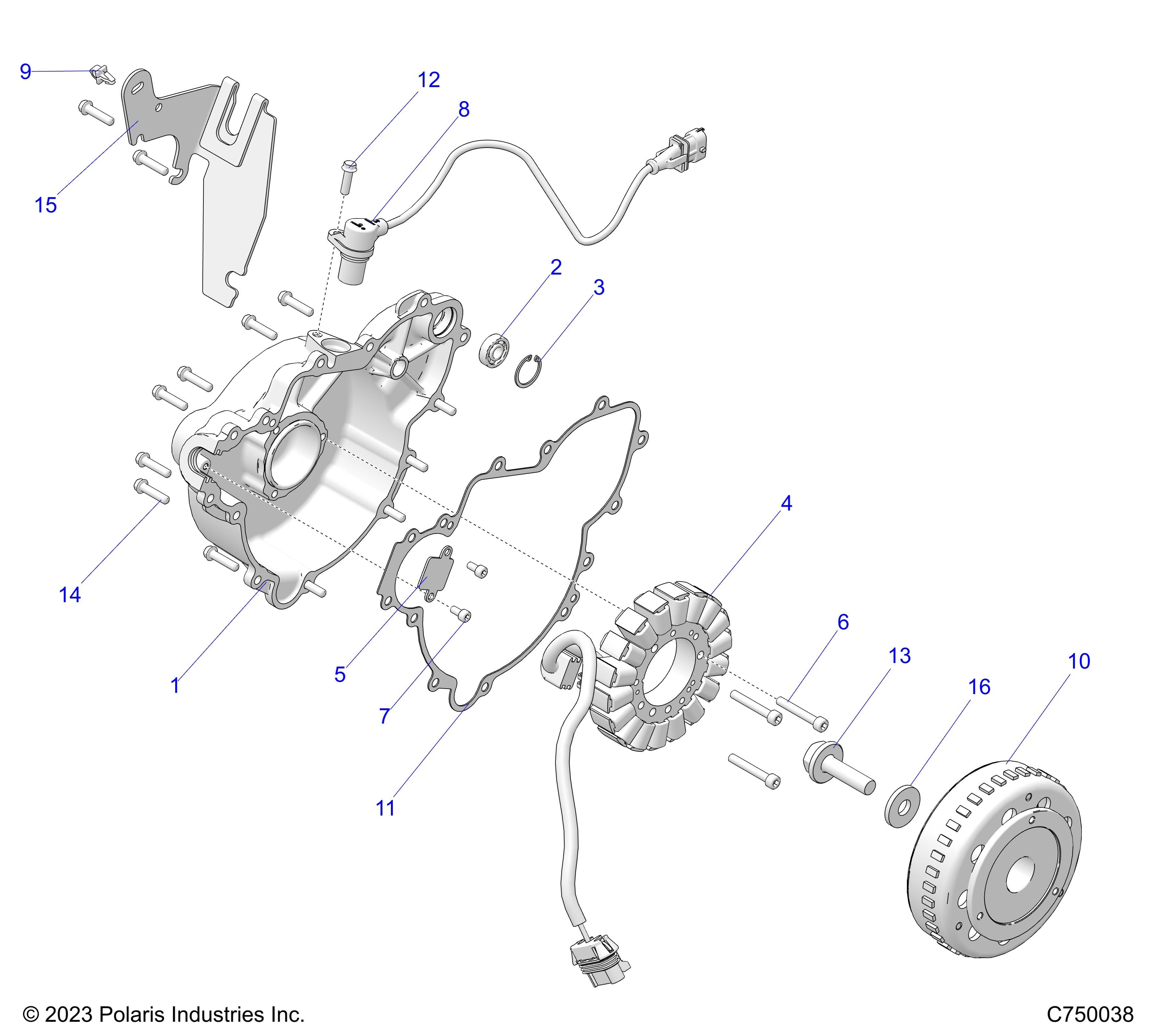 MOTEUR STATOR ET VOLANT MOTEUR POUR RANGER XP 1000 MD 2025