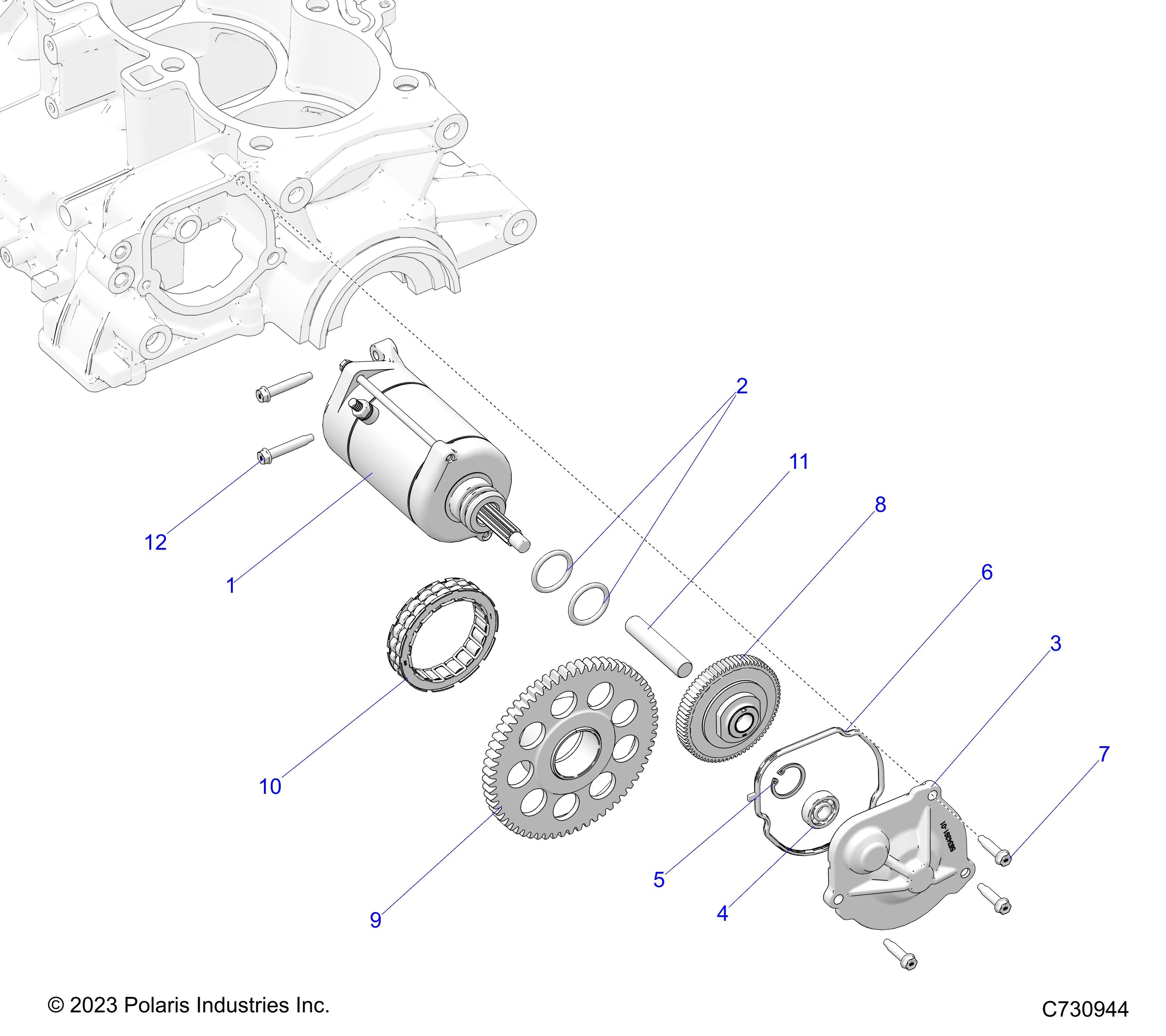 MOTEUR STARTER POUR RANGER XD 1500 NSTR 2025