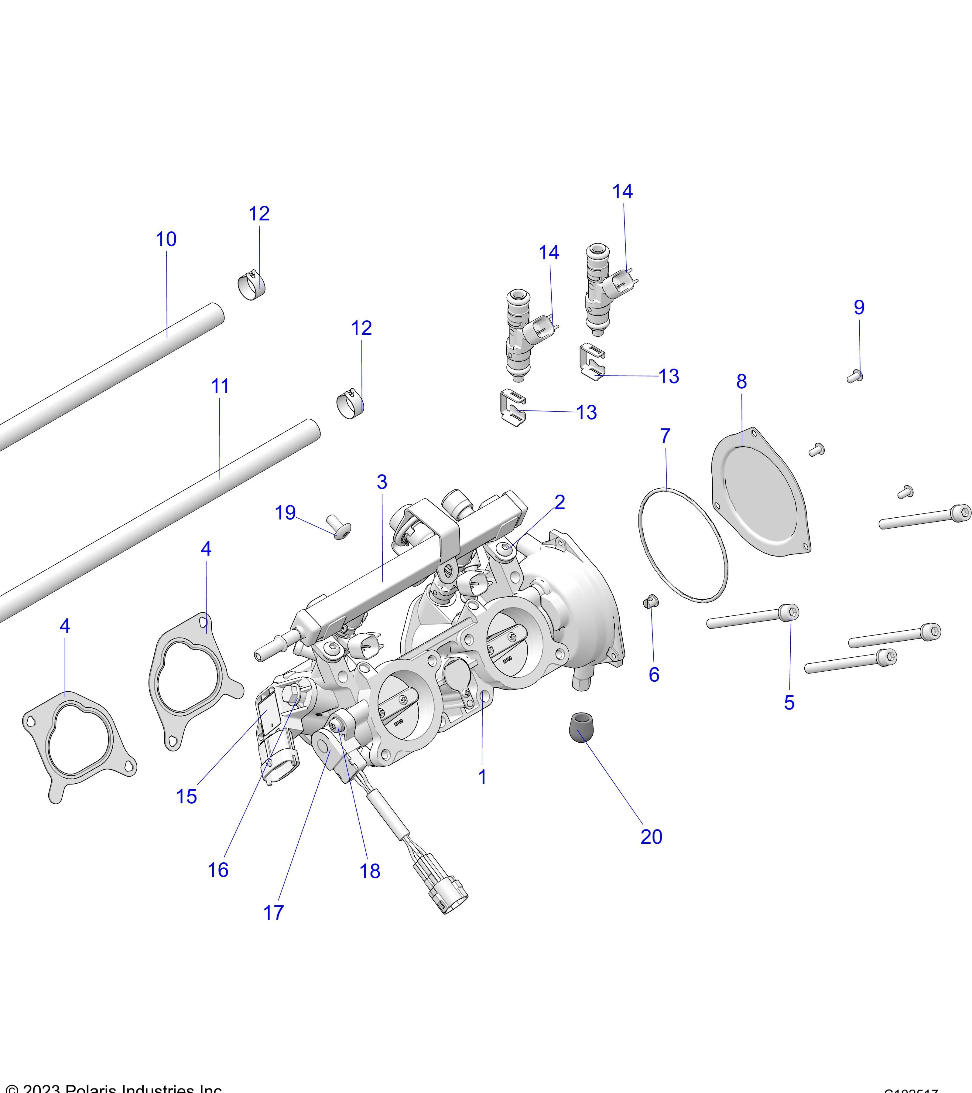 MOTEUR ACCELERATEUR POUR SPORTSMAN TOURING XP 1000 2025