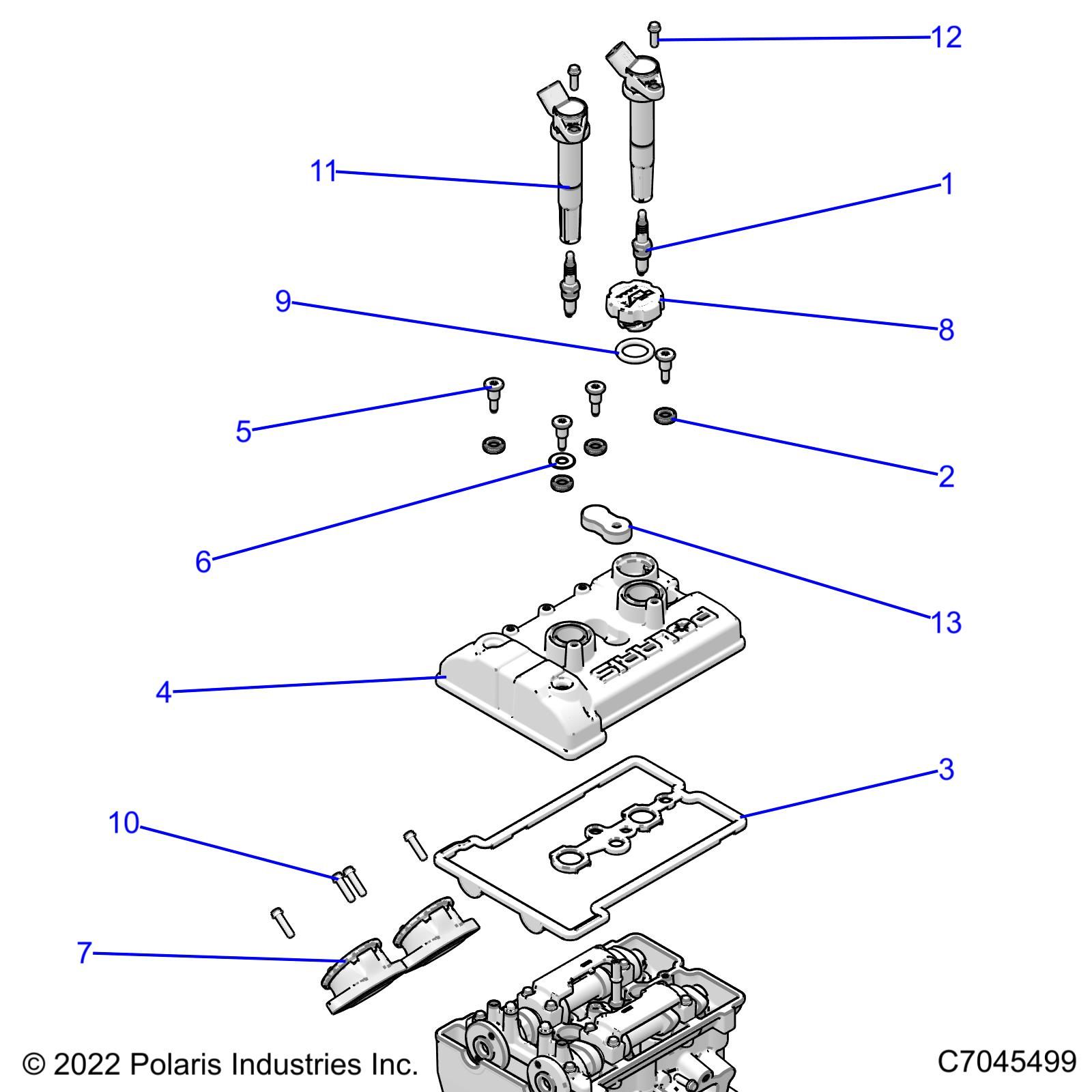 MOTEUR ACCELERATEUR ET COUVERCLE DE SOUPAPES POUR Z21R4D92AMBMAC RZR PRO XP 4 ULTIMATE 2021