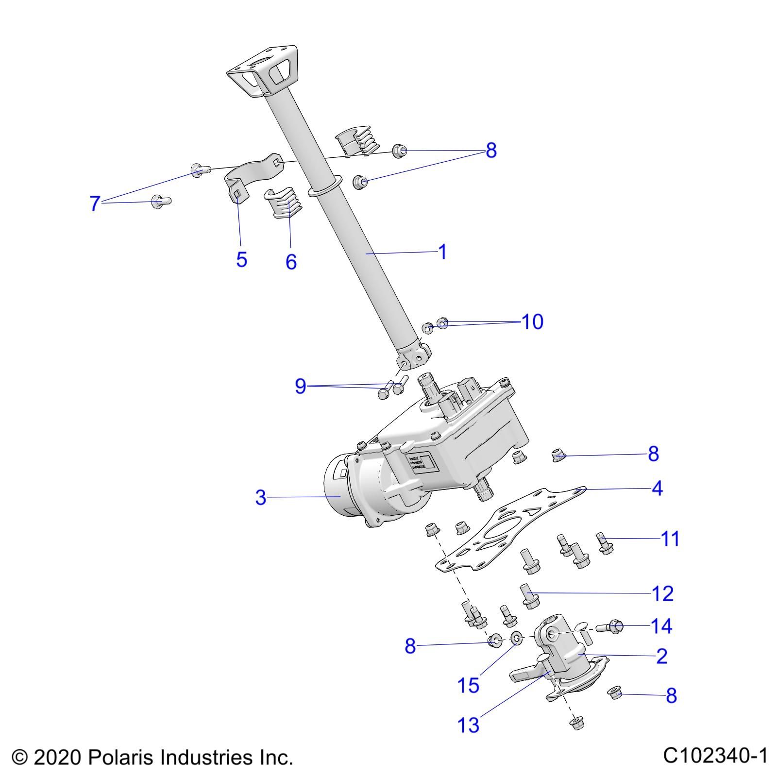 DIRECTION POSTE DE DIRECTION ASM POUR SPORTSMAN XP 1000 55 49S 2024