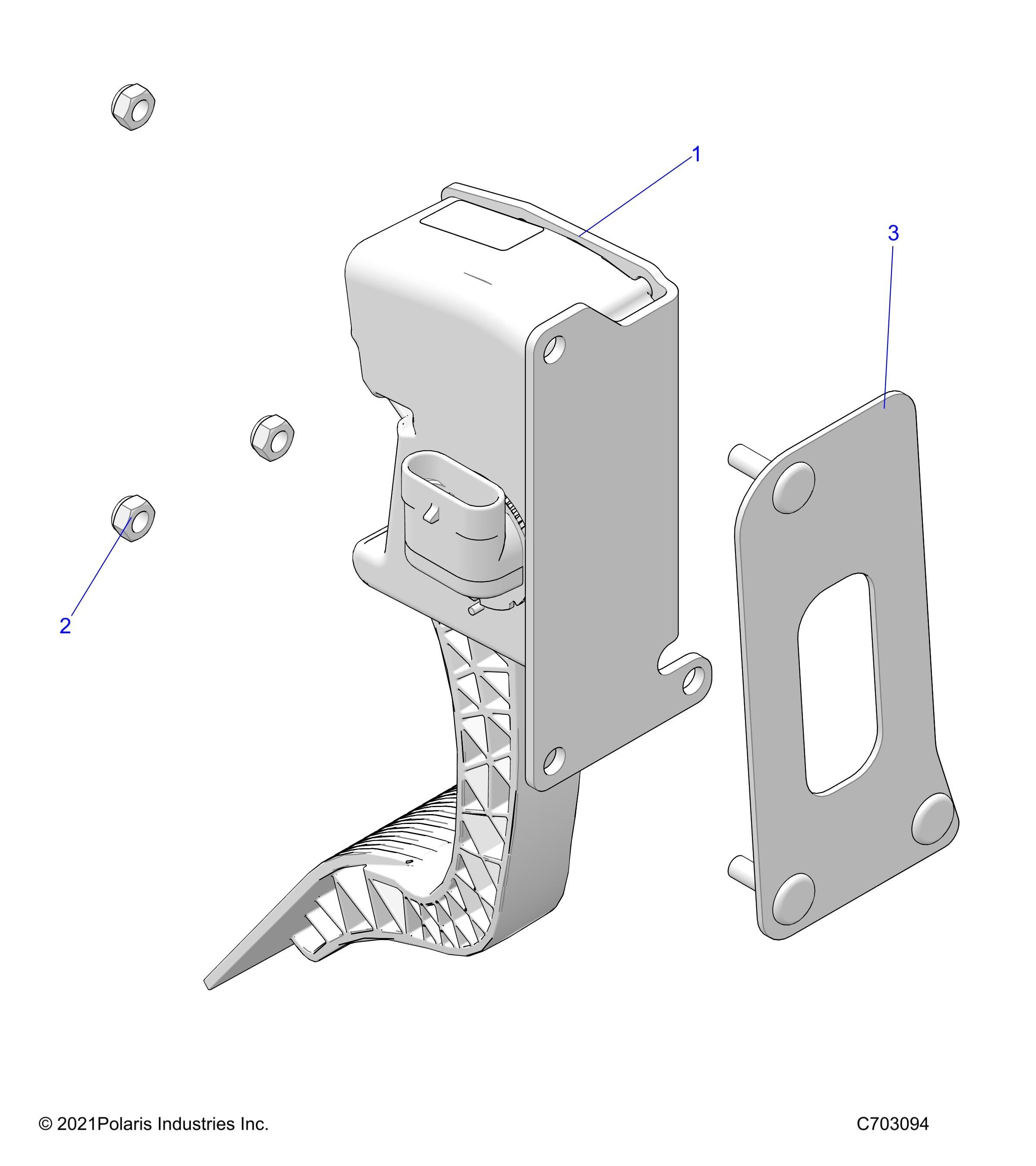 MOTEUR PEDALE DACCELERATEUR POUR RZR XP 4 1000 SPORT MD 2024