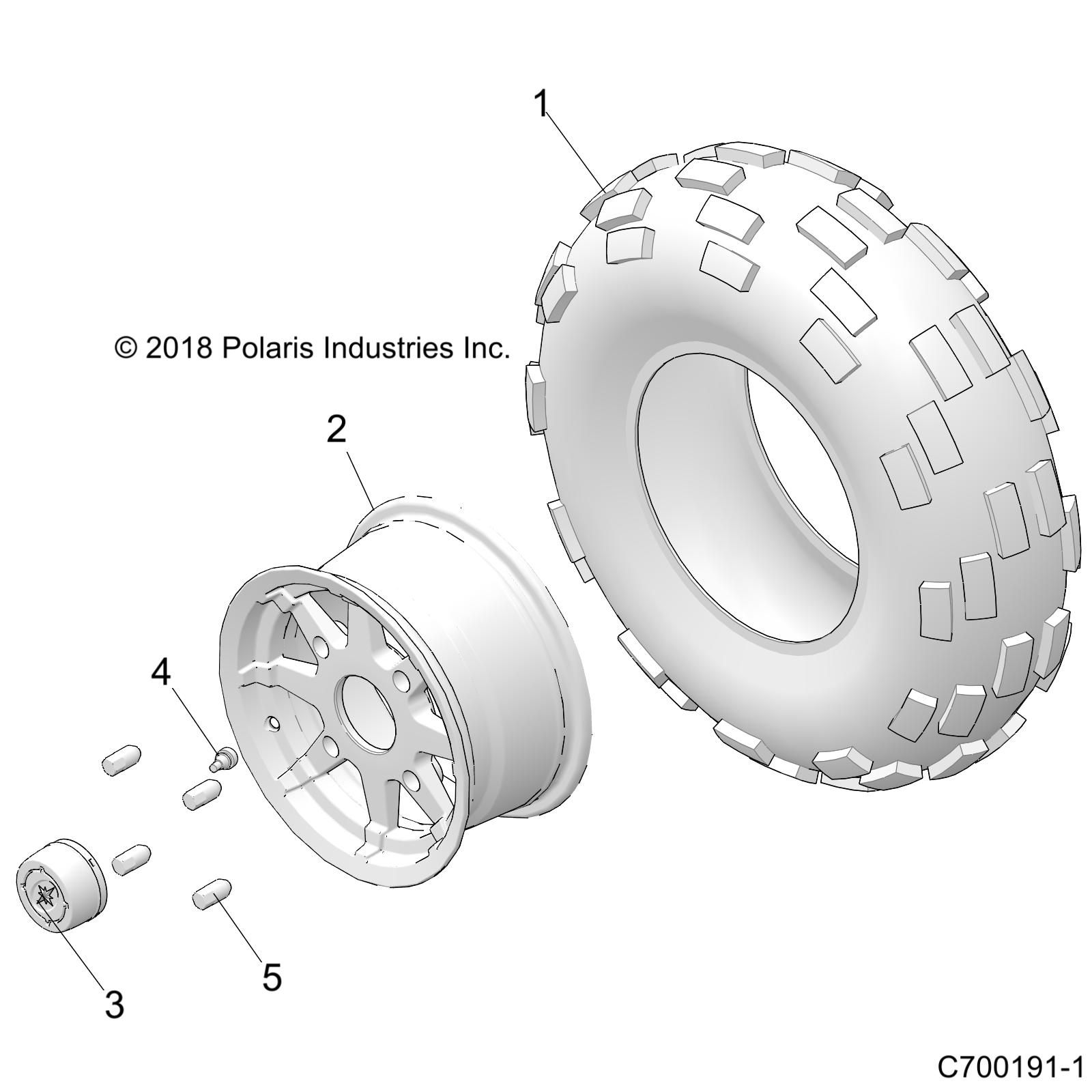 ROUES ROUES AVANT POUR RZR TRAIL 570PREMIUM 2021