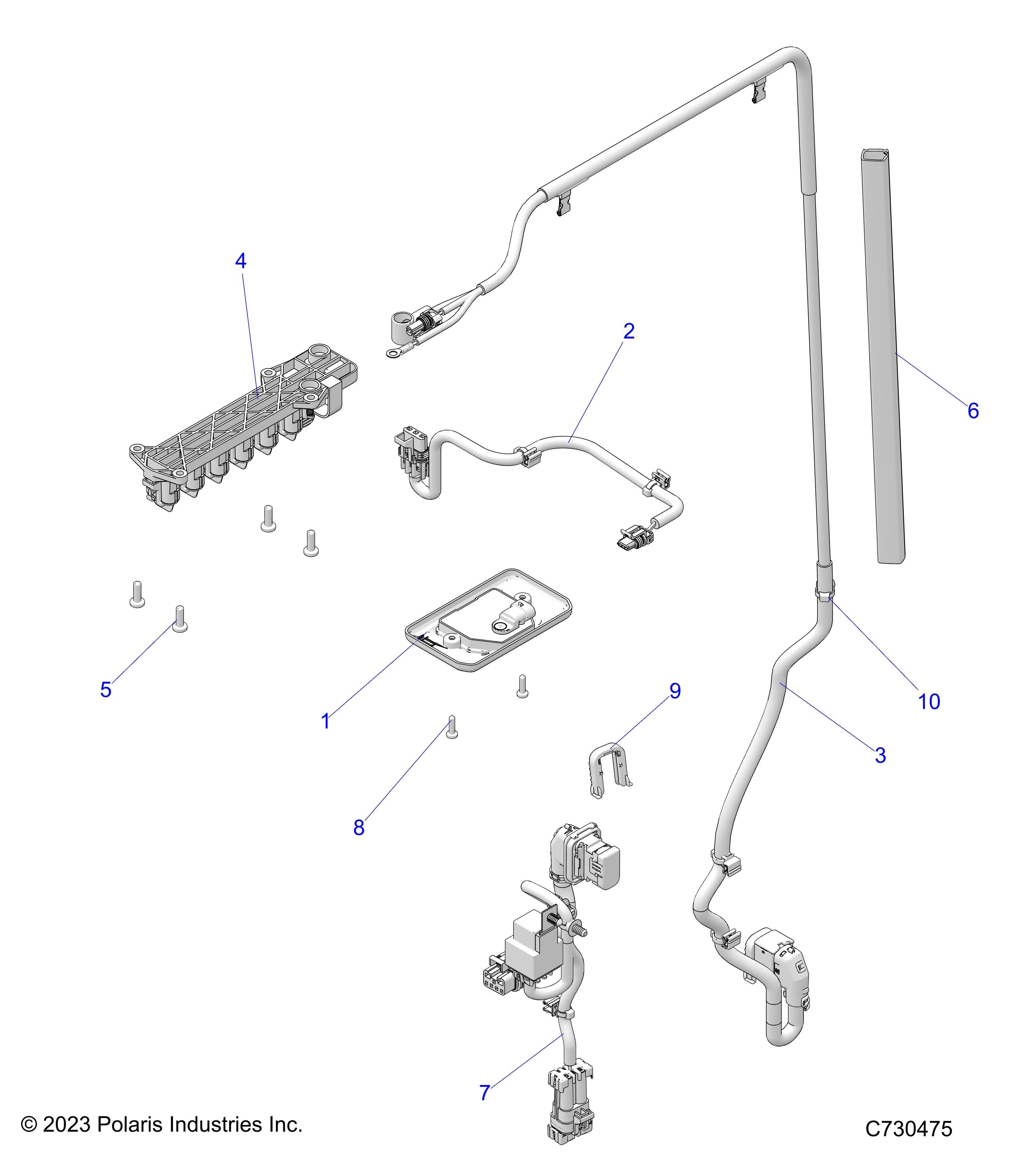 CARROSSERIE PLAFONNIER POUR RANGER XP 1000 NSTR EVAP 2022