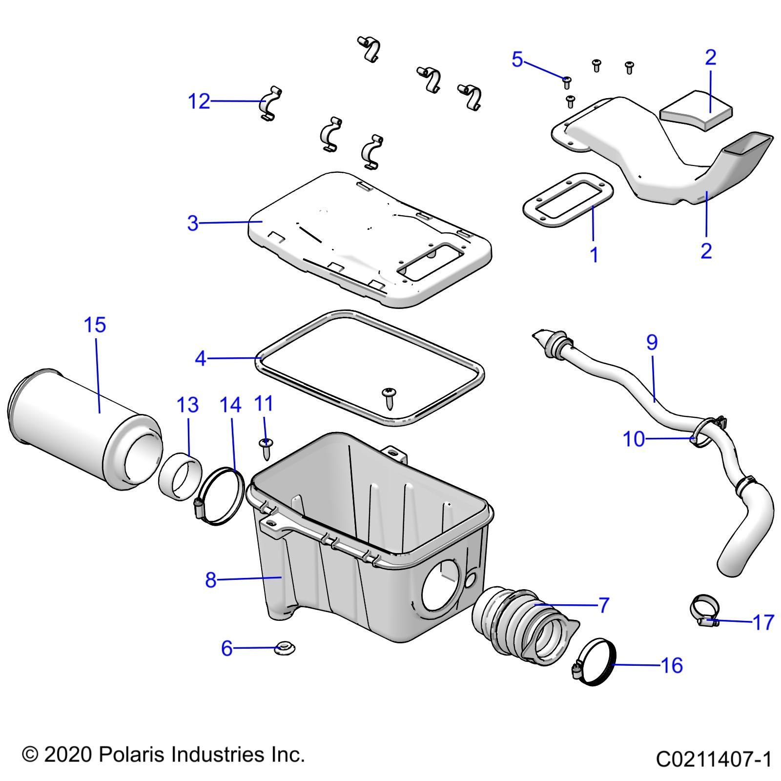 MOTEUR SYSTEME DADMISSION DAIR POUR SPORTSMAN 450 HO EPS 50S 2023