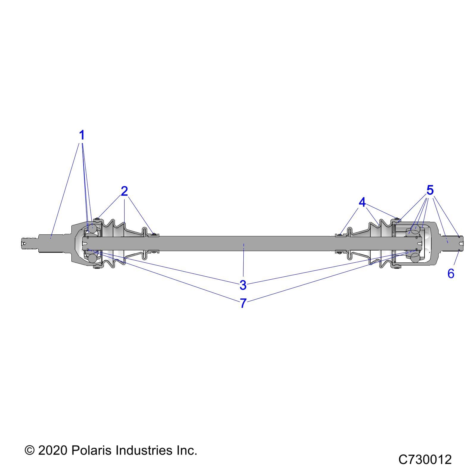 TRANSMISSION DEMI ARBRE AVANT POUR RANGER XP 1000 ISRAEL 2025