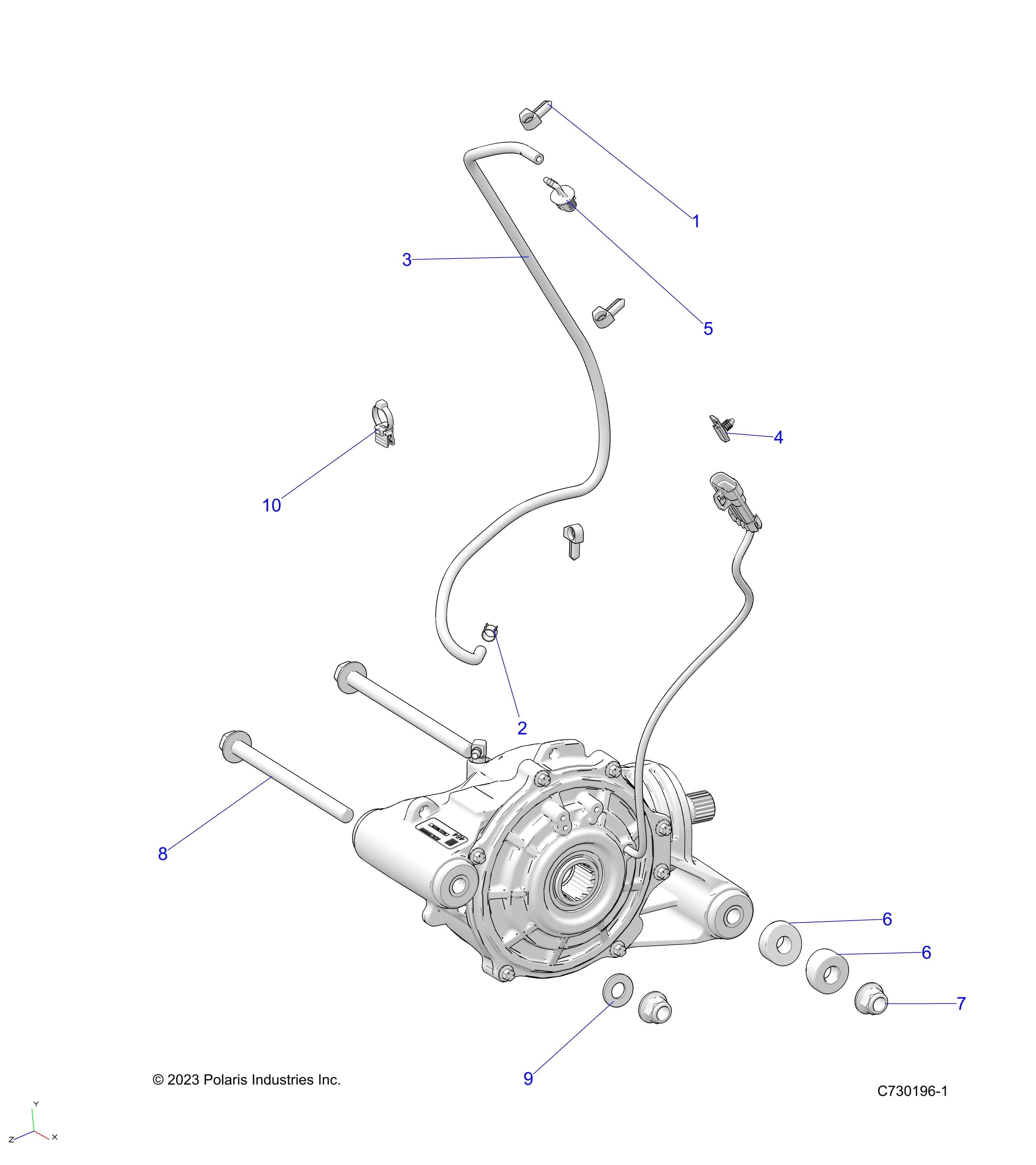 TRANSMISSION MONTAGE BOITE AVANT POUR RANGER XP 1000 MD 2025