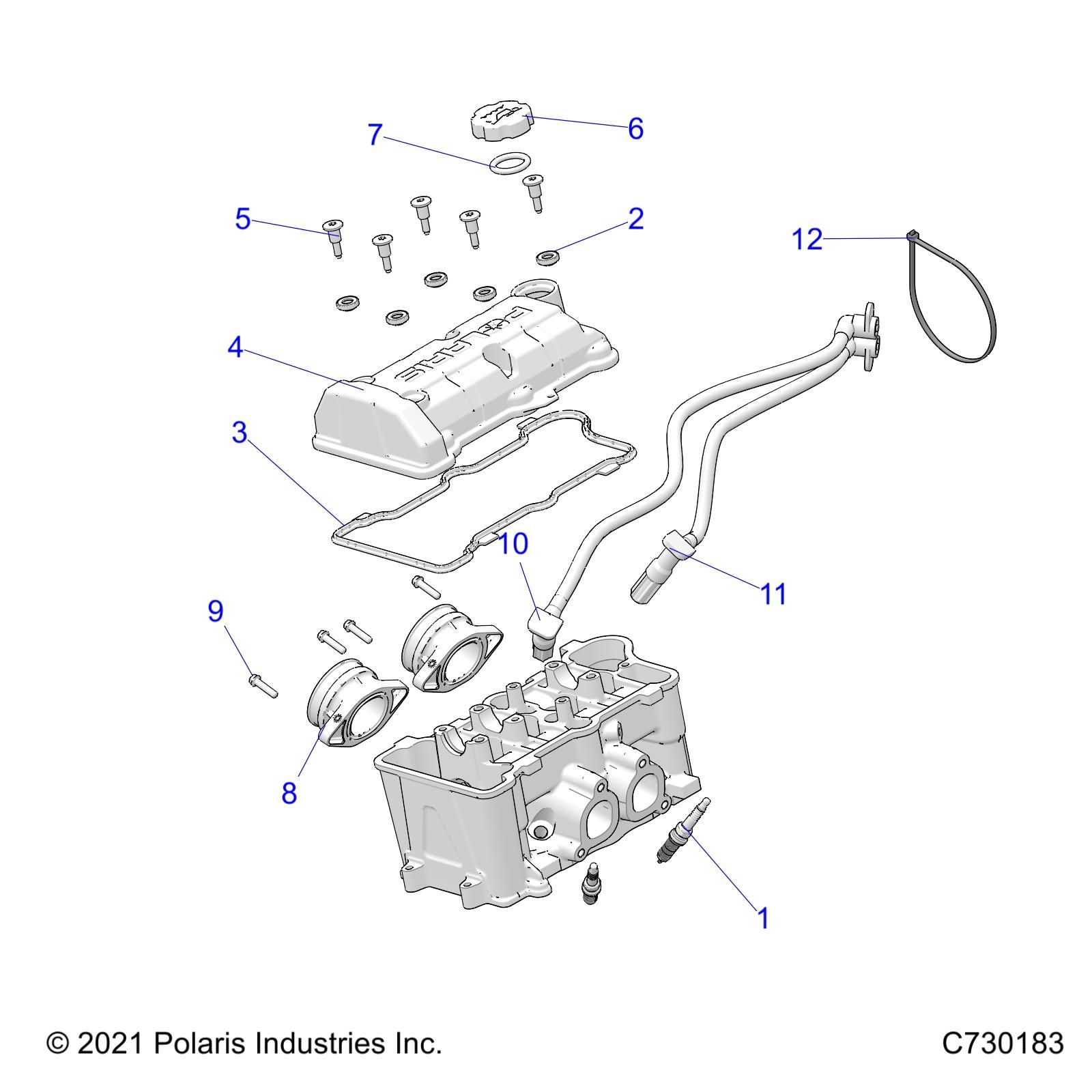 MOTEUR ACCELERATEUR ET COUVERCLE DE SOUPAPES POUR RANGER 1000 FULL SIZE EPS EU TRACTOR ZUG 2025