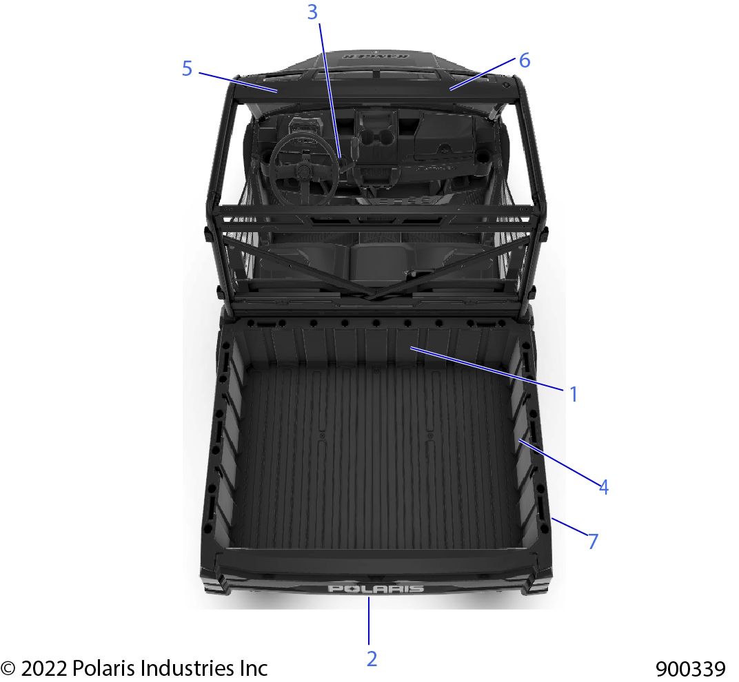 CARROSSERIE AUTOCOLLANTS GENERAL POUR RANGER XP 1000 ISRAEL 2025