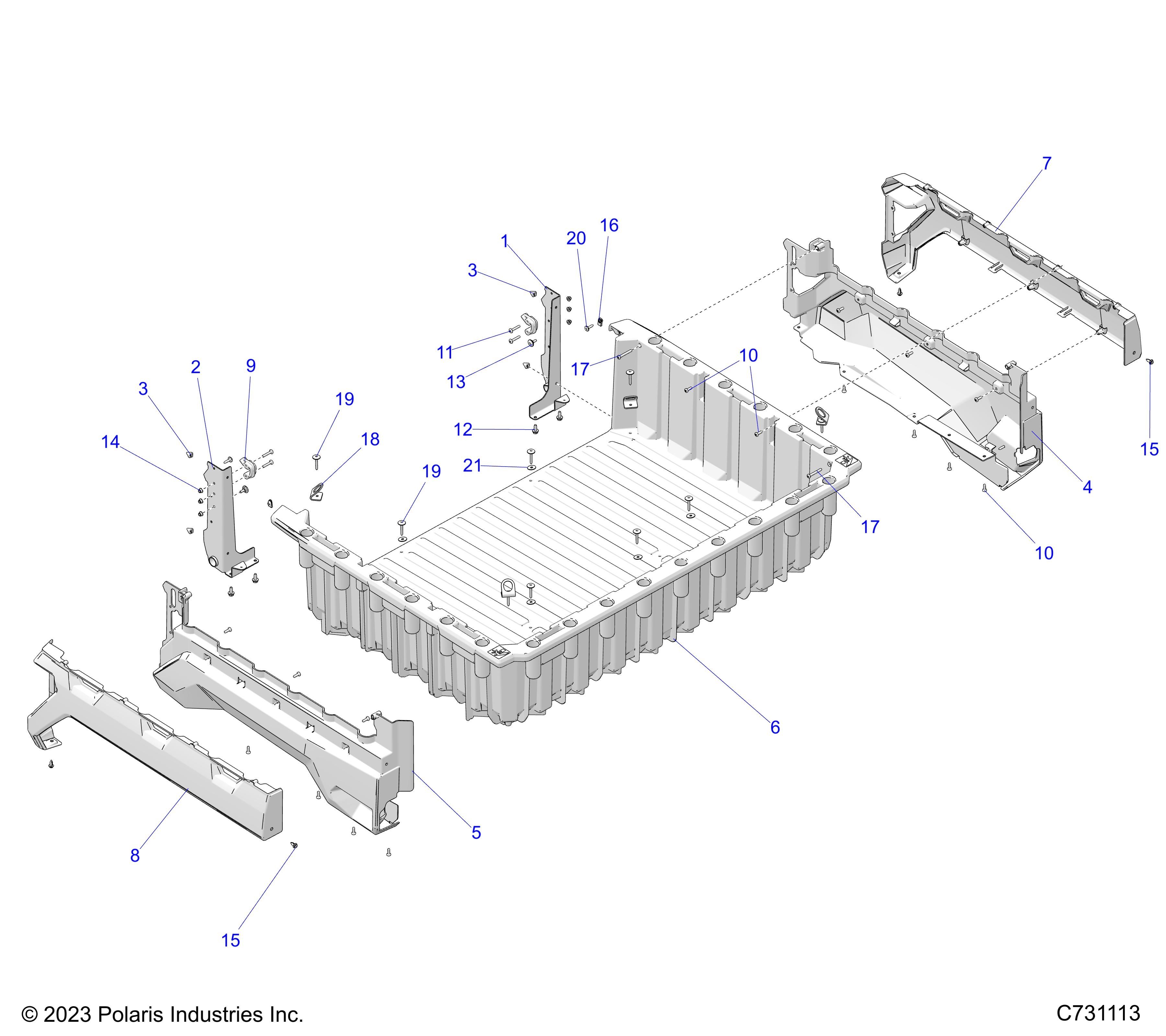 CARROSSERIE BOX POUR RANGER XP 1000 ISRAEL 2025