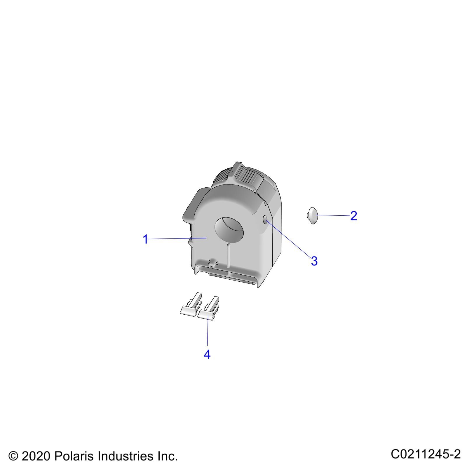 DIRECTION COMMANDESCOMMANDES A MAIN GAUCHE POUR SCRAMBLER XP 1000 55 LLP 49S 2025