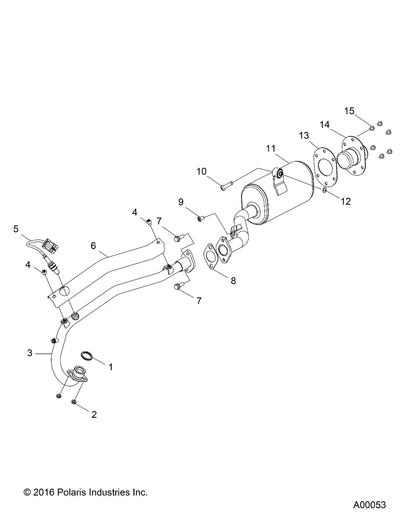 MOTEUR ECHAPPEMENT POUR OUTLAW 110 2024