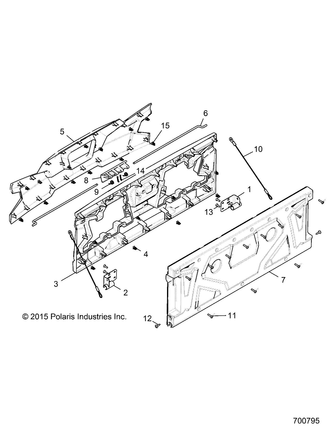 CARROSSERIE BOX HAYON POUR GENERAL 1000 DELUX OPT1 2020