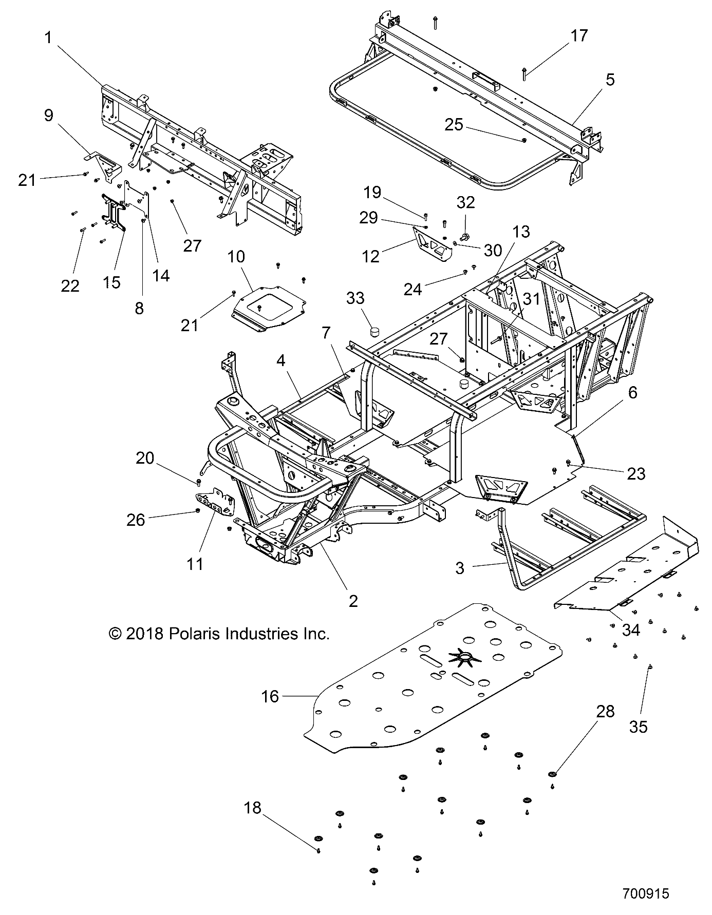 CHASSIS CHASSIS POUR RANGER EV LIION 2016