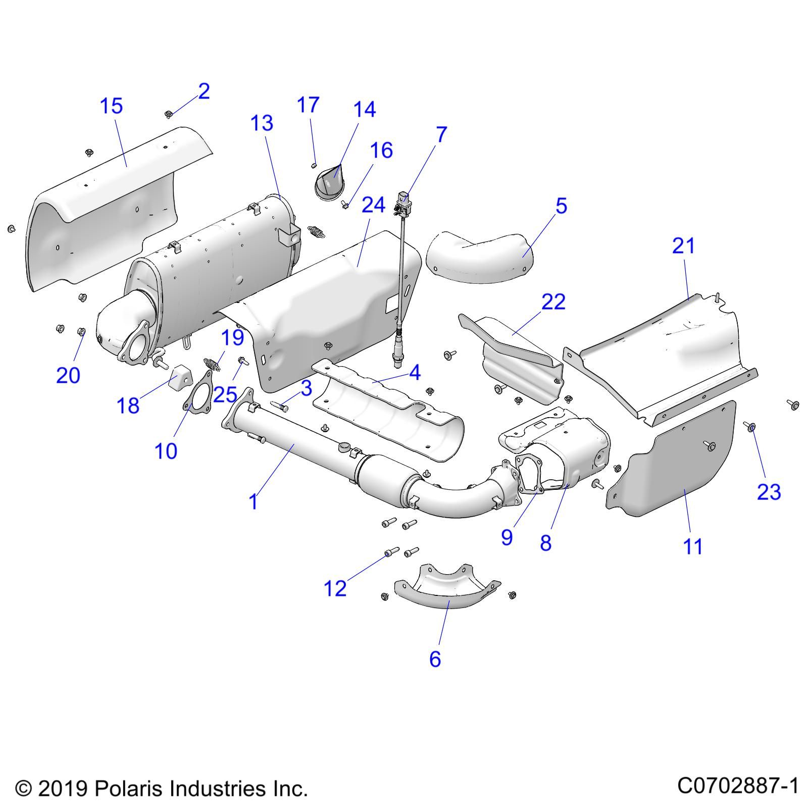 MOTEUR SYSTEME DECHAPPEMENT POUR RZR PRO XP 4 PREMIUM 2022