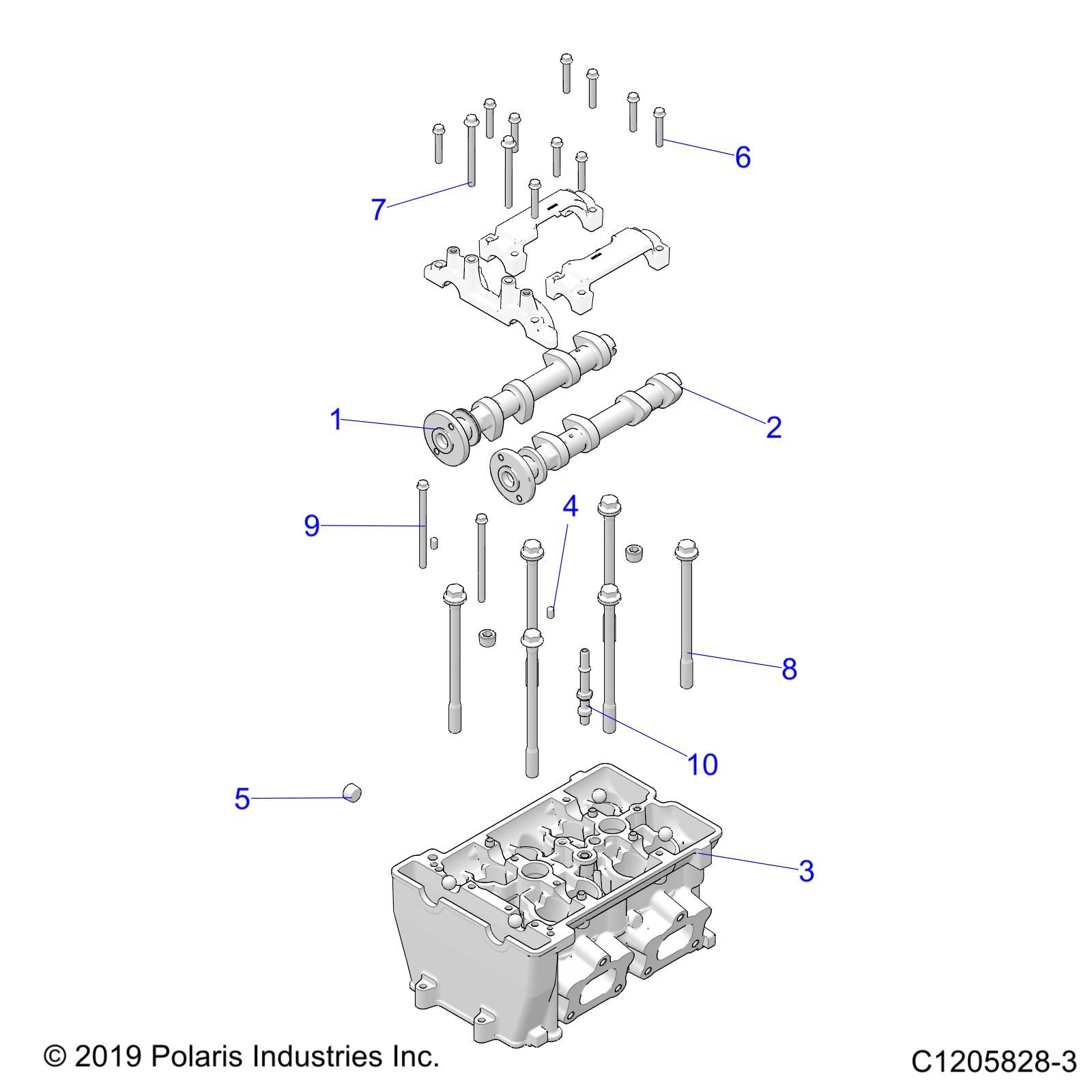 MOTEUR TETE DE CYLINDRE POUR RZR PRO XP 2020