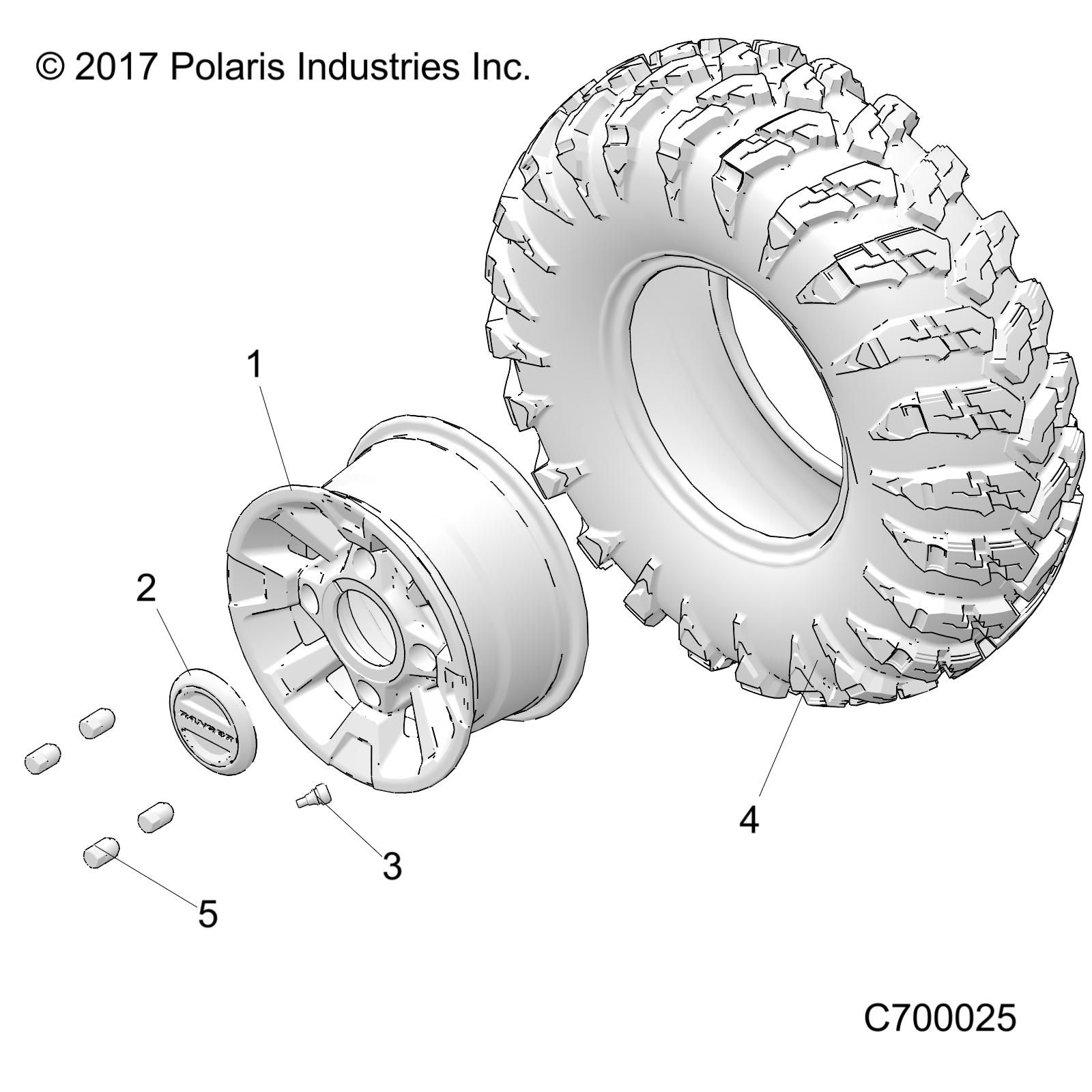 ROUES ROUES AVANT POUR RANGER 1000 EPS 2018