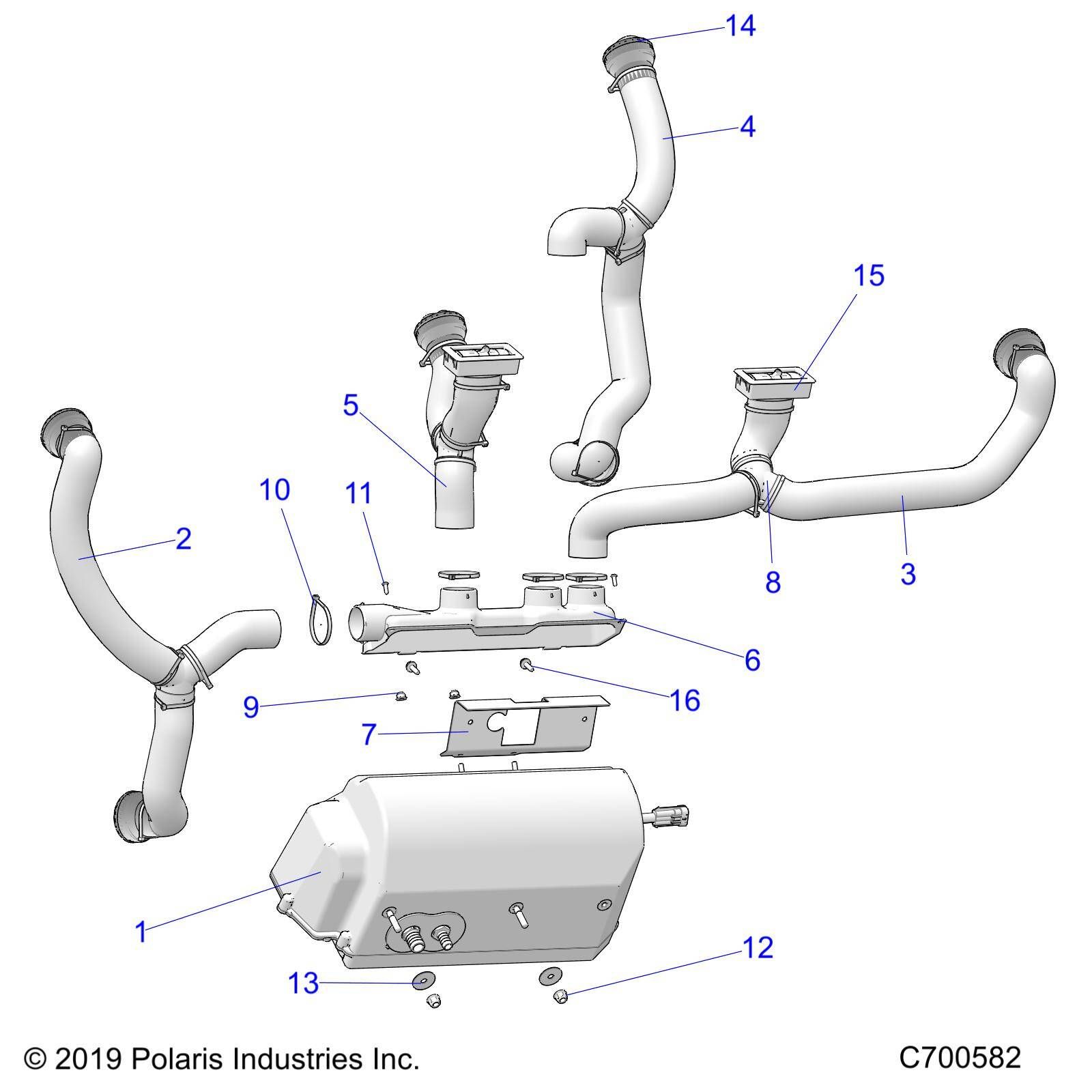 CARROSSERIE CONDUITE DE CHAUFFAGE POUR RANGER DIESEL HD EPS DLX EUTRACTORAU R02 2023