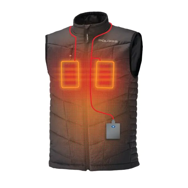 Gilet chauffant homme avec batterie sale